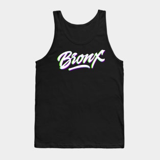 Bronx custom made calligraphic logo lettering Tank Top